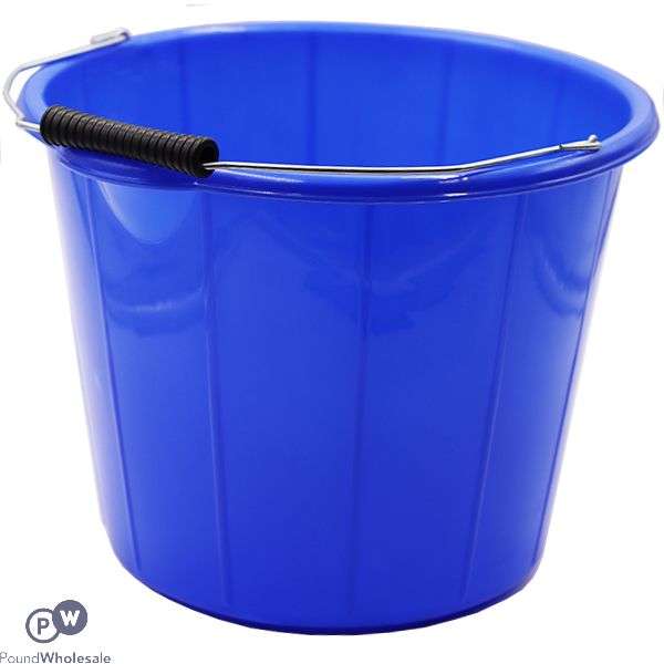 Heavy Duty Blue Builders Bucket 14l