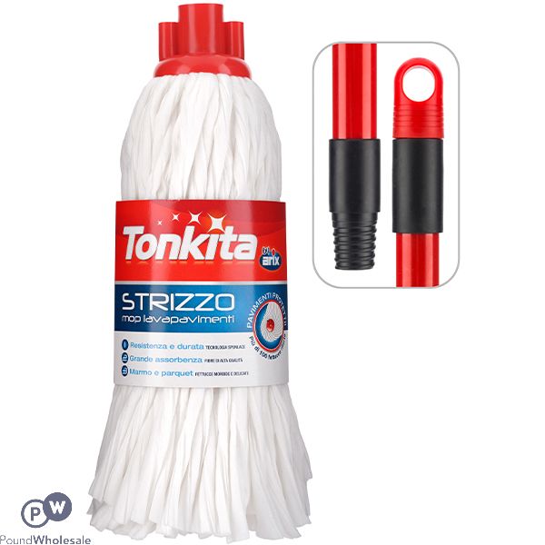 Tonkita Strizzo Spun Lace Mop & Handle