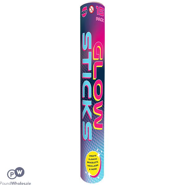 Hoot Ultra-Glo Glow Sticks 15 Pack CDU