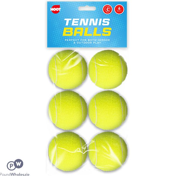 Hoot Tennis Balls 6 Pack