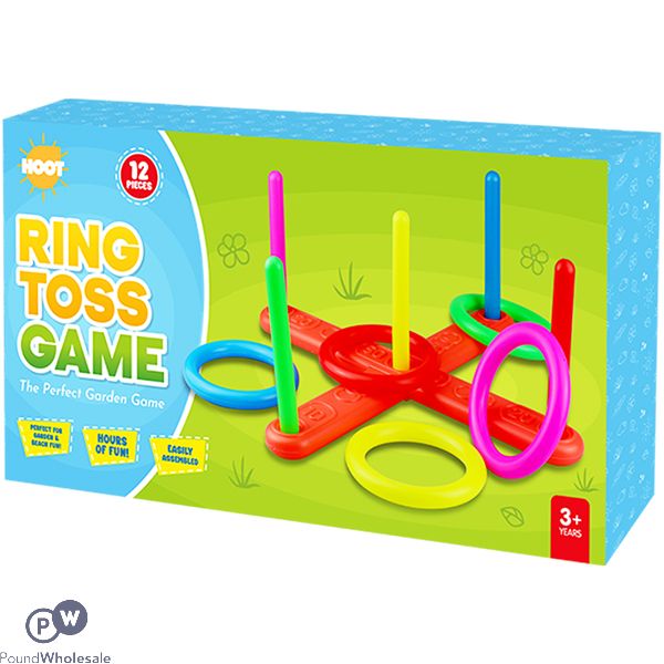 Hoot Ring Toss Game Play Set 12pc