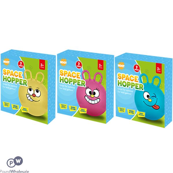 Hoot Space Hopper 7pc Assorted Colours