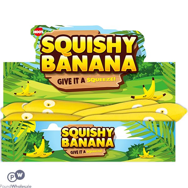 Hoot Squeezy Squishy Banana Cdu