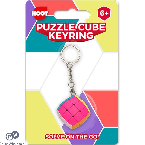 Hoot Puzzle Cube Keyring Cdu