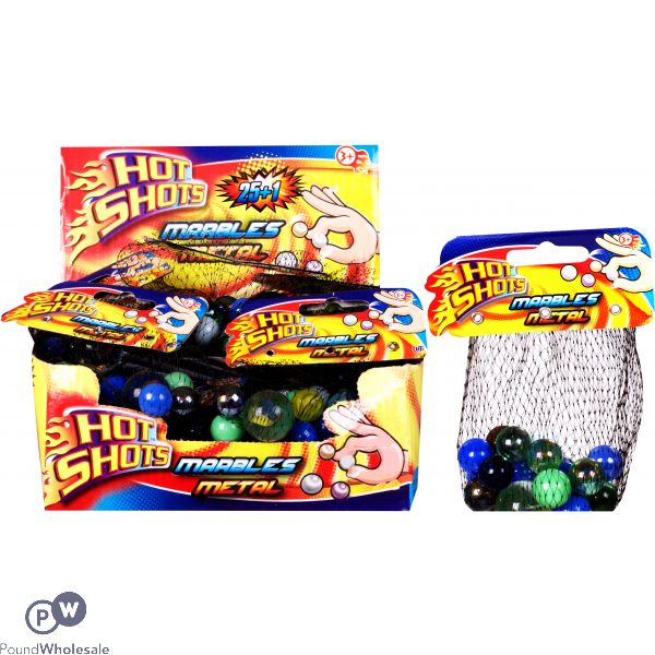 Hot Shots 50pc +2 Marbles In Cdu