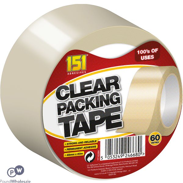 151 Clear Packing Tape 48mm X 60m