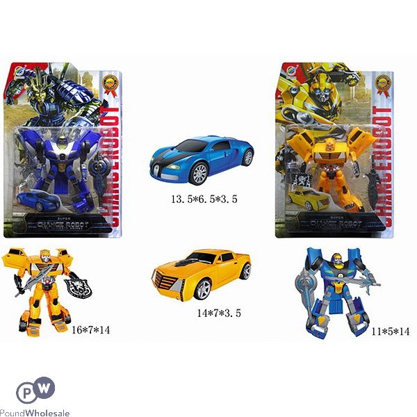 Super Change Action Figure Robot Samurai & Supercar