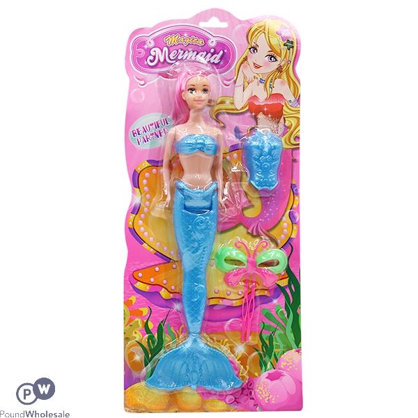 14" Mermaid Doll Play Set