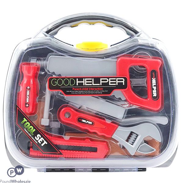 Good Helper Diy & Tools Play Set In Toolbox