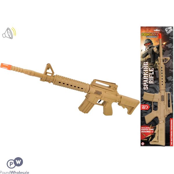 Combat Mission Sparkling Rifle Toy 66cm