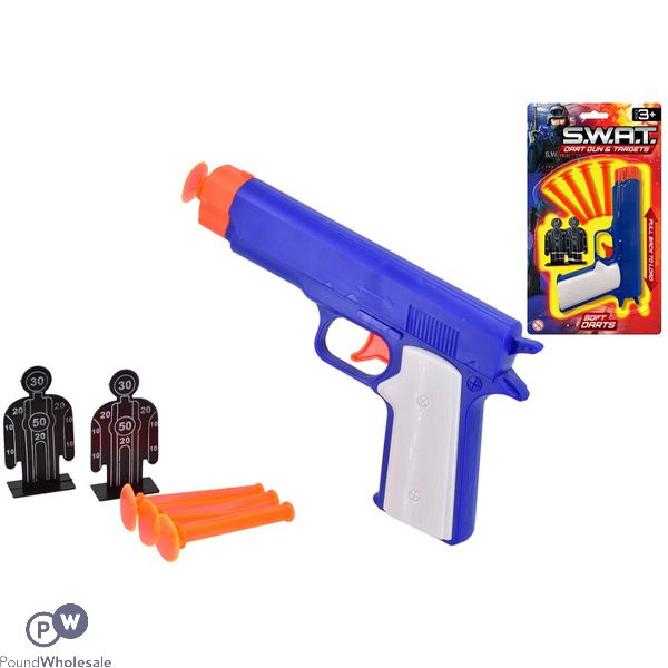 Swat Dart Gun & Targets Play Set 6pc