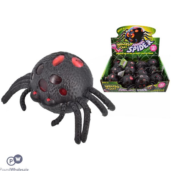 Maggot-Eating Gross Me Out Squishy Spider CDU