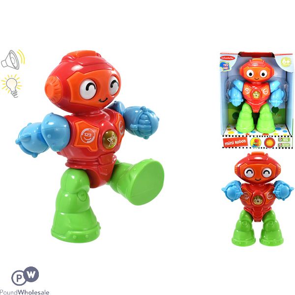 Infunbebe Moving Light Up Mini Robot Figure 25cm