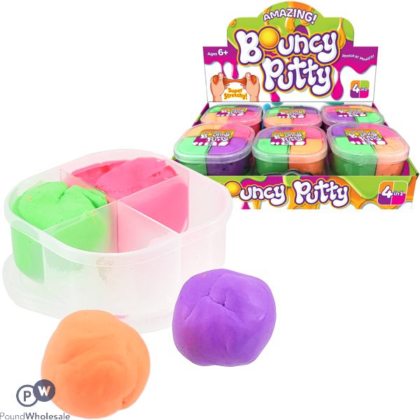 Amazing 4-in-1 Bouncing Putty 50g Cdu