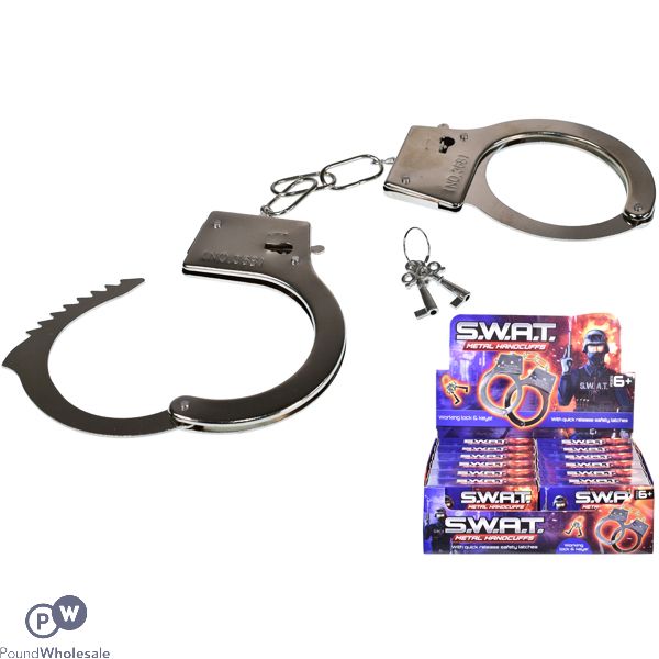 Swat Metal Handcuffs With Keys Toy Cdu