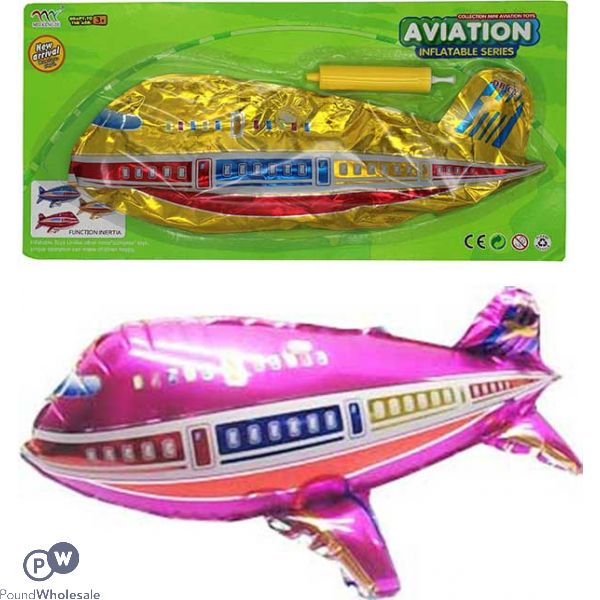 Inflatable Toy Plane With Pump