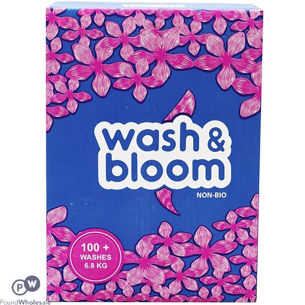 Wash & Bloom Non-bio Washing Powder 6.8kg Box