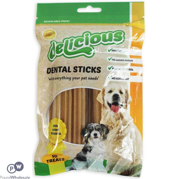 Delicious Healthy Dental Sticks Pack Of 10