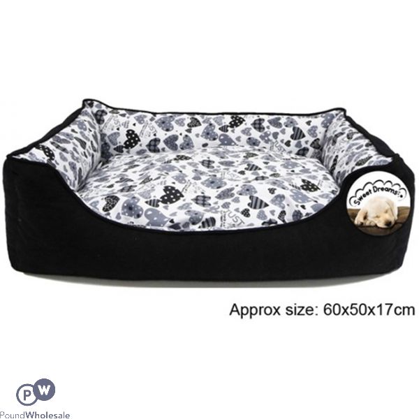 Canvas Printed Dog Bed (medium)