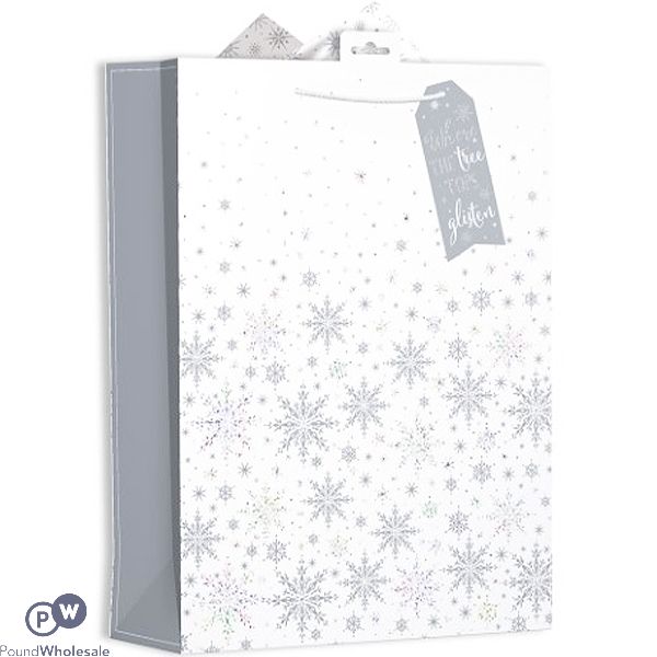 Giftmaker Ice & Snowflakes Gift Bag