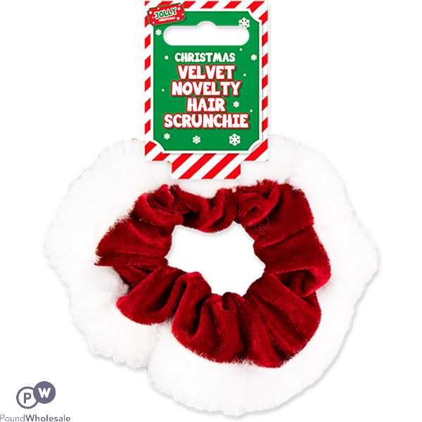 Christmas Velvet Hair Scrunchie