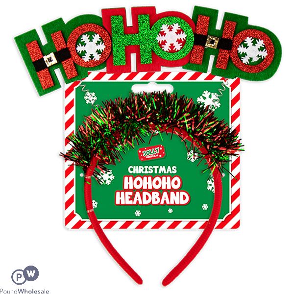 Christmas Novelty Ho Ho Ho Head Boppers