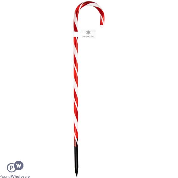 Christmas Candy Cane Stake 70cm