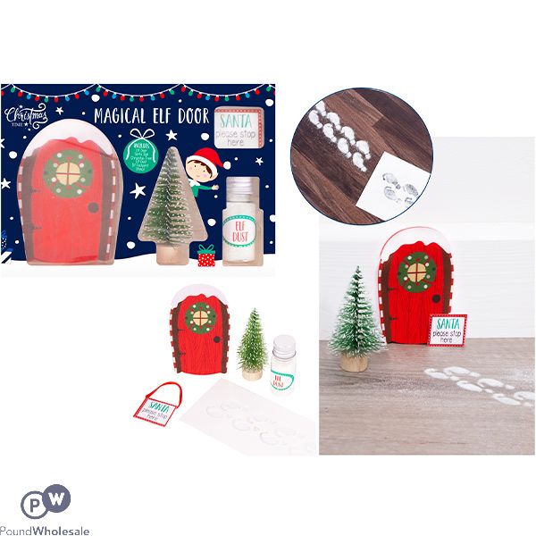 Christmas Magical Elf Door Set