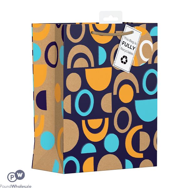 Giftmaker Block Shapes Gift Bag Medium