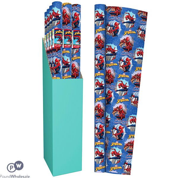 Marvel Spider-man Gift Wrap 69cm X 2m Cdu