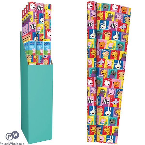 Giftmaker Peppa Pig Gift Wrap 2m Cdu