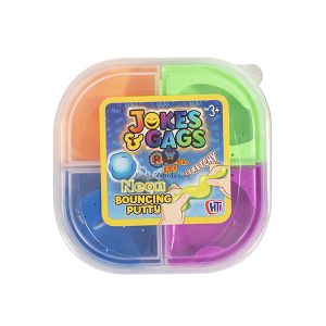 Jokes & Gags Mixed Colour Neon Bouncing Putty Cdu