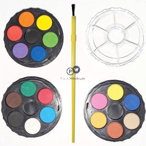 Artbox 18 Colour Watercolour Paints Wheel 3 Pack