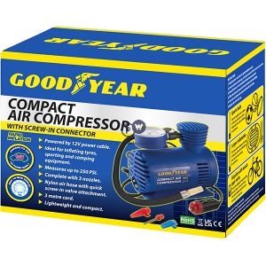 Goodyear Compact Mini Air Compressor 12v