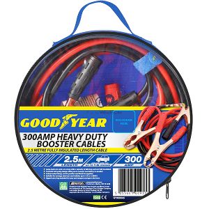 Goodyear 300amp Heavy Duty Booster Cables 2.5m