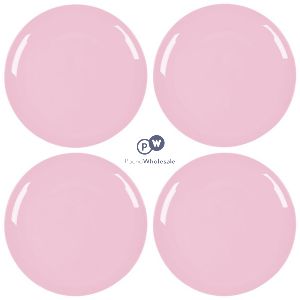 Bello Pink Plastic Plates 21cm 4 Pack