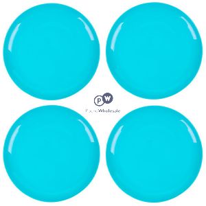 Bello Blue Plastic Plates 21cm 4 Pack