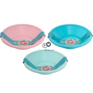 Bello Plastic Picnic Bowls 18cm 2 Pack Cdu Assorted Colours 