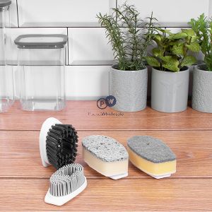 Coco & Gray 4-in-1 Dish Cleaning Replacement Head Set