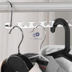 H & S Metal Space-saving Hangers 6 Pack