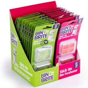 Bin Brite Berry Blast & Citronella Stick-on Bin Freshener Cdu Mixed