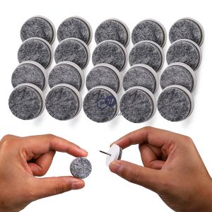 Dekton Gecko Slide Felt Furniture Pads With Nails 24pc