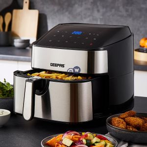 Geepas 10-in-1 1800w Rapid-cook Vortex Digital Air Fryer 7.5l