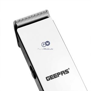 Geepas 2-in-1 Rechargeable White Beard Trimmer & Hair Clipper