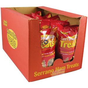 Munch & Crunch Serrano Ham & Cheese Dog Treats 205g Cdu