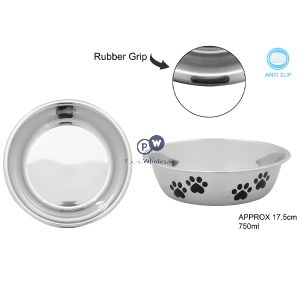 Smart Choice Polished Paws Stainless Steel Pet Bowl 750ml