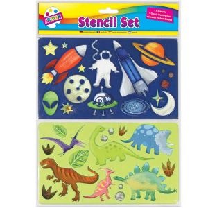 Artbox Fun Animals Stencil Set 2 Pack