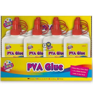 Artbox White Pva Glue 250ml Cdu