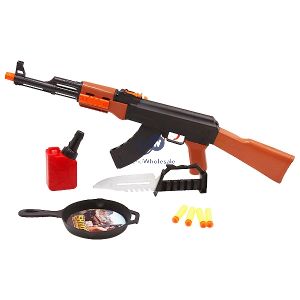 Ak47 2-in-1 Foam & Water Bullet Shooting